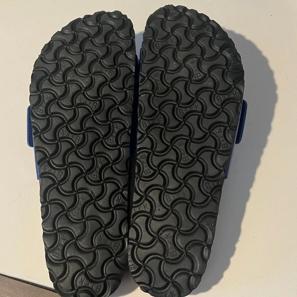 Birkenstock Madrid Royal Blue Slides Large Silver Buckle, EU 41 / 10.5-11, NWOB - Picture 9 of 10